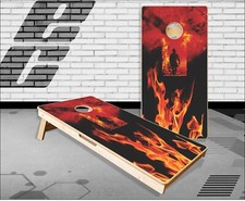 Fire Fighter2 Cornhole Boards Bean Bag Toss Game