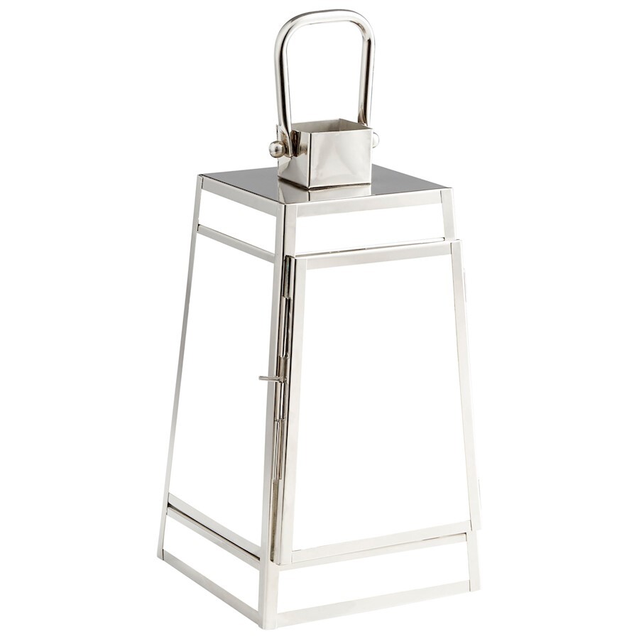 Cyan Design Small Paulus Candleholder, Nickel - 9744