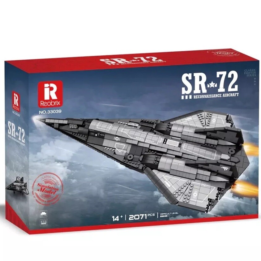 blackbird グッズ ② SR-72 Darkstar Blackbird Jet 2071 Piece Set bricks Building Blocks