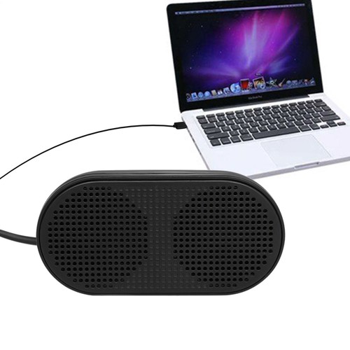 Computer Speakers Multimedia Plug In Small PC Speakers Portable USB Powered - Afbeelding 3 van 12