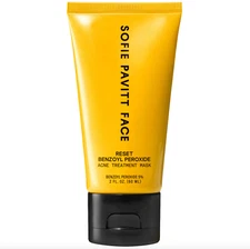 Sofie Pavitt Face 5% Benzoyl Peroxide Acne Treatment Mask w/ Glycolic Acid, 2 oz