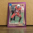 2021 Panini Donruss Football Season Stat Line Payton Turner #342