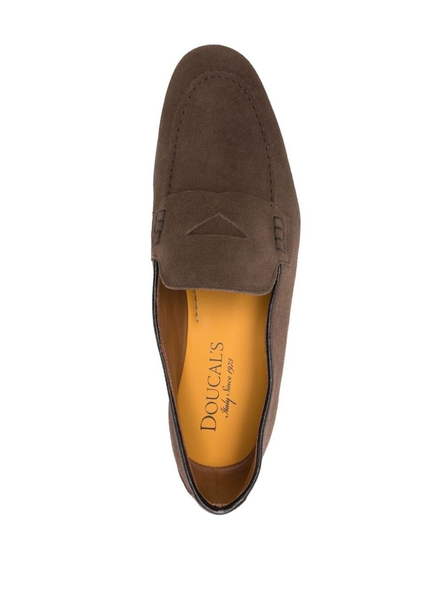 Doucal\'s - Italian Loafers in Brown Suede - MSRP $510.00 - Various Sizes - BNIB Men main image 3