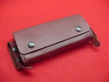 Leather Shotgun Choke Tube Case- Holds 6 Chokes-Belt Loops w/snaps- New !