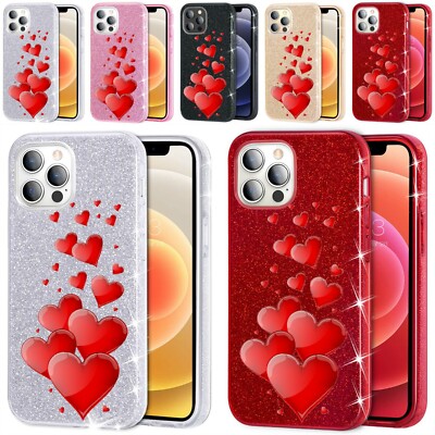 Phoona Cover Magnetica per iPhone 15 Plus, Glitter Custodia Compatibile con MagSafe, Anti Graffi, Non Ingiallente, Protezione Completa Case iPhone 15 Plus, con 2 Vetro Temperato, Rosa