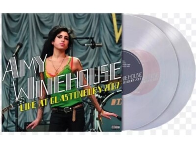 Amy Winehouse - Live At Glastonbury 2007   2x LP Ltd. Edition Clear Vinyl Import