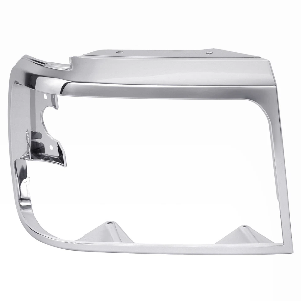 Juego de bisel de borde de faros cromados para camioneta Ford Bronco F-150 1992-1996 Foto 2 de 4