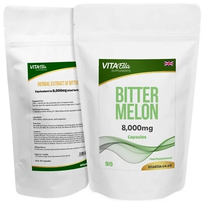 VITAELLA Bitter Melon | 8,000mg Capsules | Powerful Formula | Best Value on Ebay