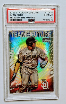 2022 Topps Stadium Club Chrome - Team of the Future Juan Soto 