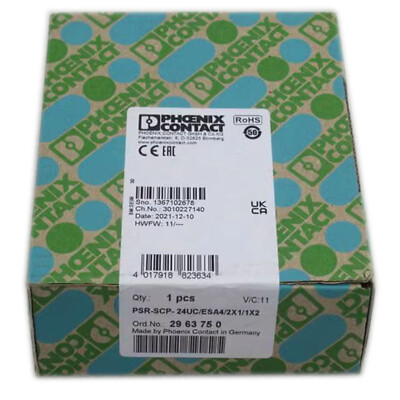 1PCS NEW Phoenix PSR-SCP- 24UC/ESA4/2X1/1X2 2963750 Relay module