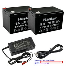 Kastar 12V 12Ah LiFePO4 Battery Charger for Military equipment, Mining light