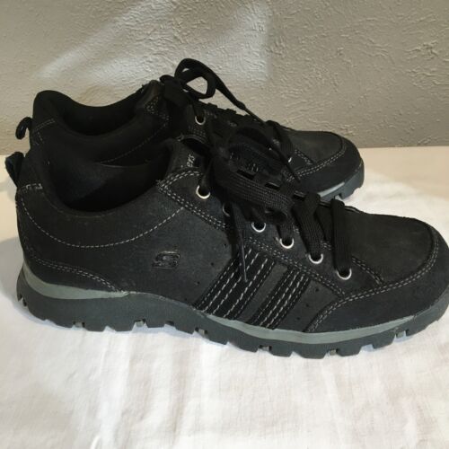 Chaussures de marche en cuir de randonnée pour femme Skechers Grand Jam Replenish 46397 noir - Photo 1 sur 11