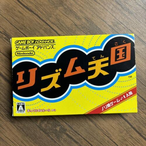 Rhythm Tengoku Game Boy Advance GBA Nintendo Japanese w/Box Japan Free Shipping - Afbeelding 1 van 11