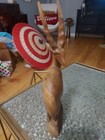 Hand Carved  Wooden Gazelle Statue MCM — photo 6