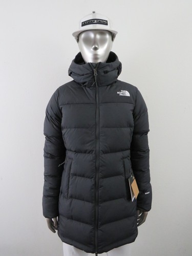Womens The North Face Gotham Mid Parka 550-Down Winter Jacket Hooded - Asphalt - Picture 5 of 15