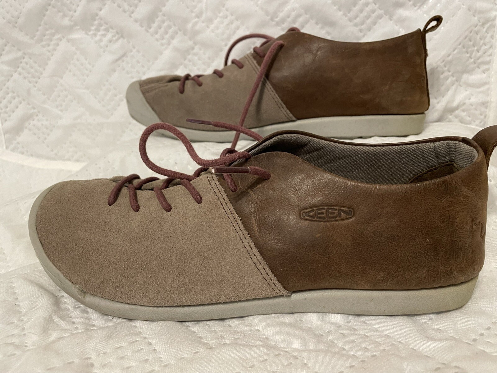 Scarpe da ginnastica donna KEEN Presidio in pelle marrone talpa comode misura 7