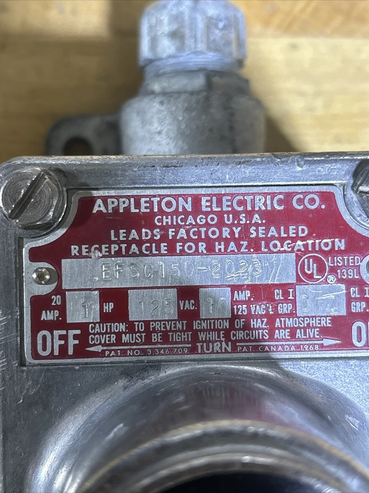 Appleton EFSC150-2023 (USADO) Foto 2 de 2