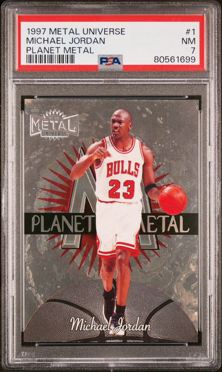マイケル・ジョーダン 1997 METAL UNIVERSE カード【PSA7】メタル