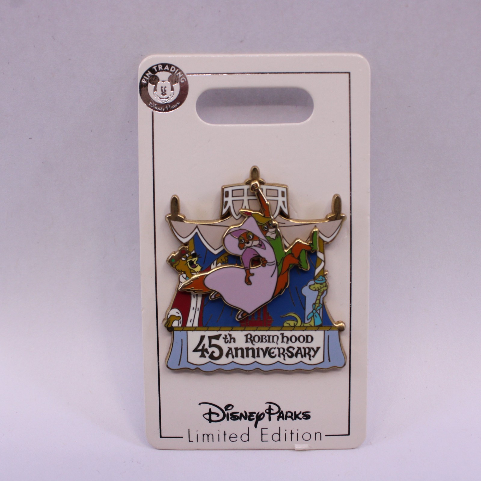 B4 Disney Parks LE Pin Robin Hood 45th Anniversary Maid Marian Prince John