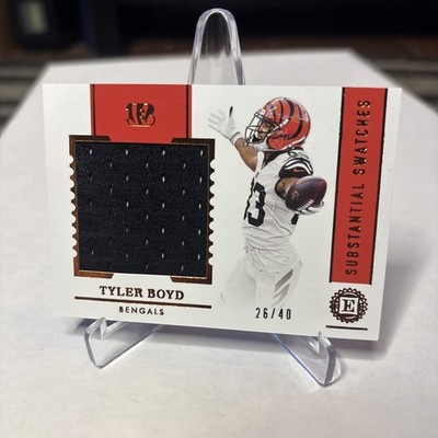 2020 Panini Encased - Substantial Swatches #SS-3 Tyler Boyd 26/40 (MEM)