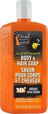 Dead Down Wind Hair & Body Soap Scent Elimination Liquid 16 Oz Bottle - 121618