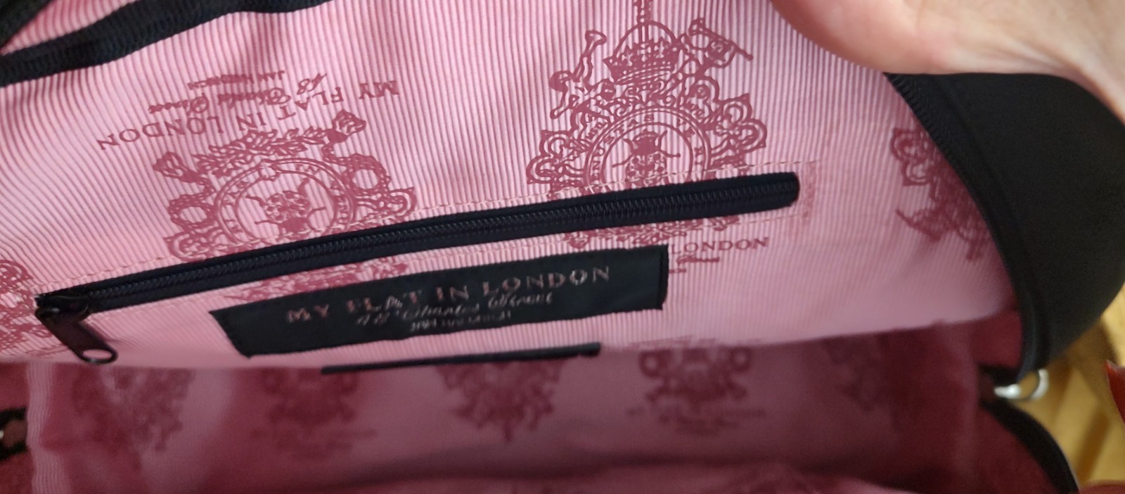 My Flat In London 48 Charles Street Jan Haedrich Timepiece Purse. NWT