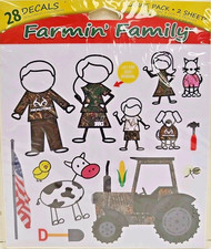 Realtree Camo Farmin Family Decals 28pc. Set Realtree Camo Farmin Family Decals 28pc. Set