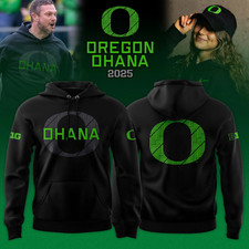 NEW Oregon Ohana Hoodie Black Ducks Fan Gift S-5XL FREE SHIPPING