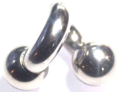00g Twister Extra Extra Large Balls 19mm SS 316L Prince Albert Ring Sexy Gift