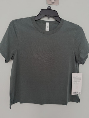 NWT Lululemon Classic Fit Cotton-Blend Tee Shirt Multiple sizes Dark Forest