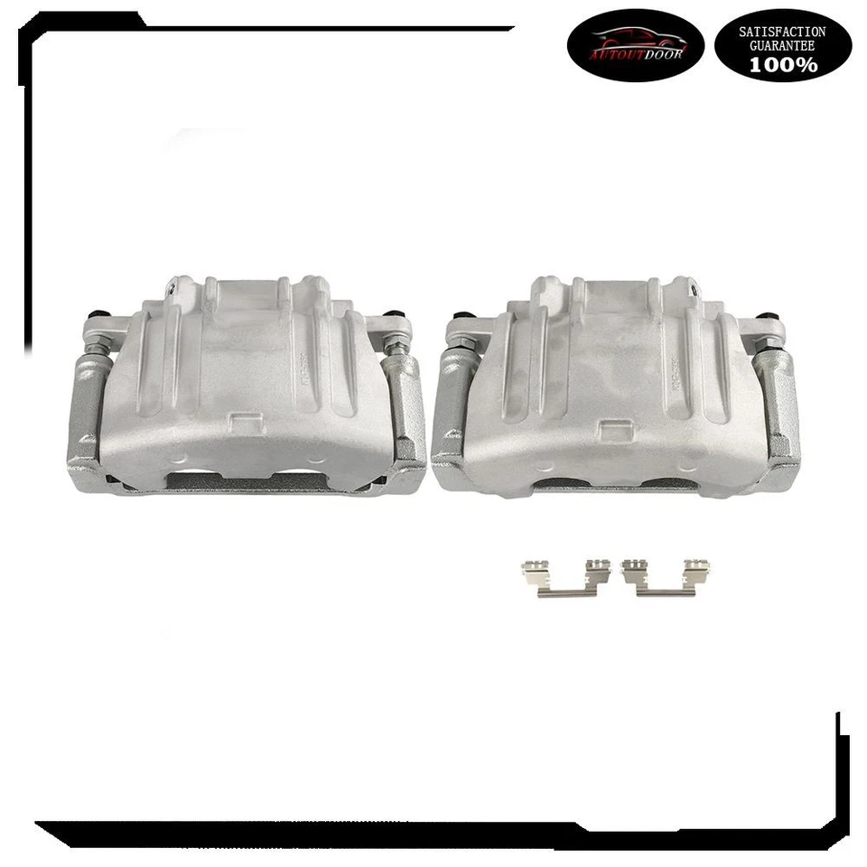 Front Brake Calipers w/ Bracket Set 2 For Dodge Challenger Charger Chrysler 300 - Image 4 of 4