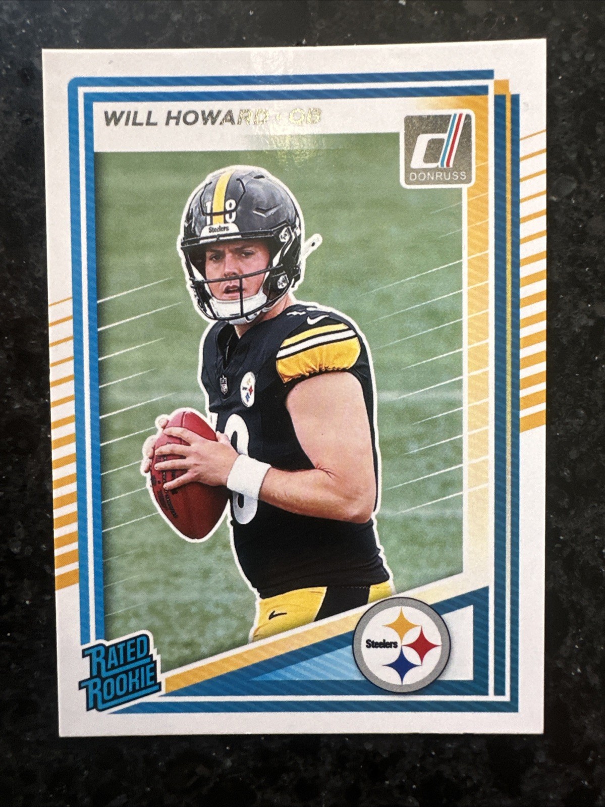 2025 Donruss Football - RATED ROOKIE - Will Howard #309 - MINT - STEELERS