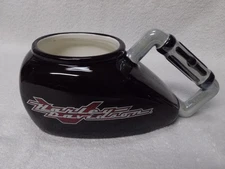 1998 Harley Davidson Officially Licensed Black Gas Tank Coffee Tea Cup Mug