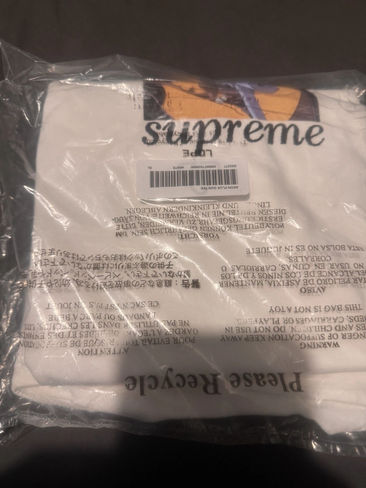 Tee shirt Supreme Aeon Flux Gun taille XL