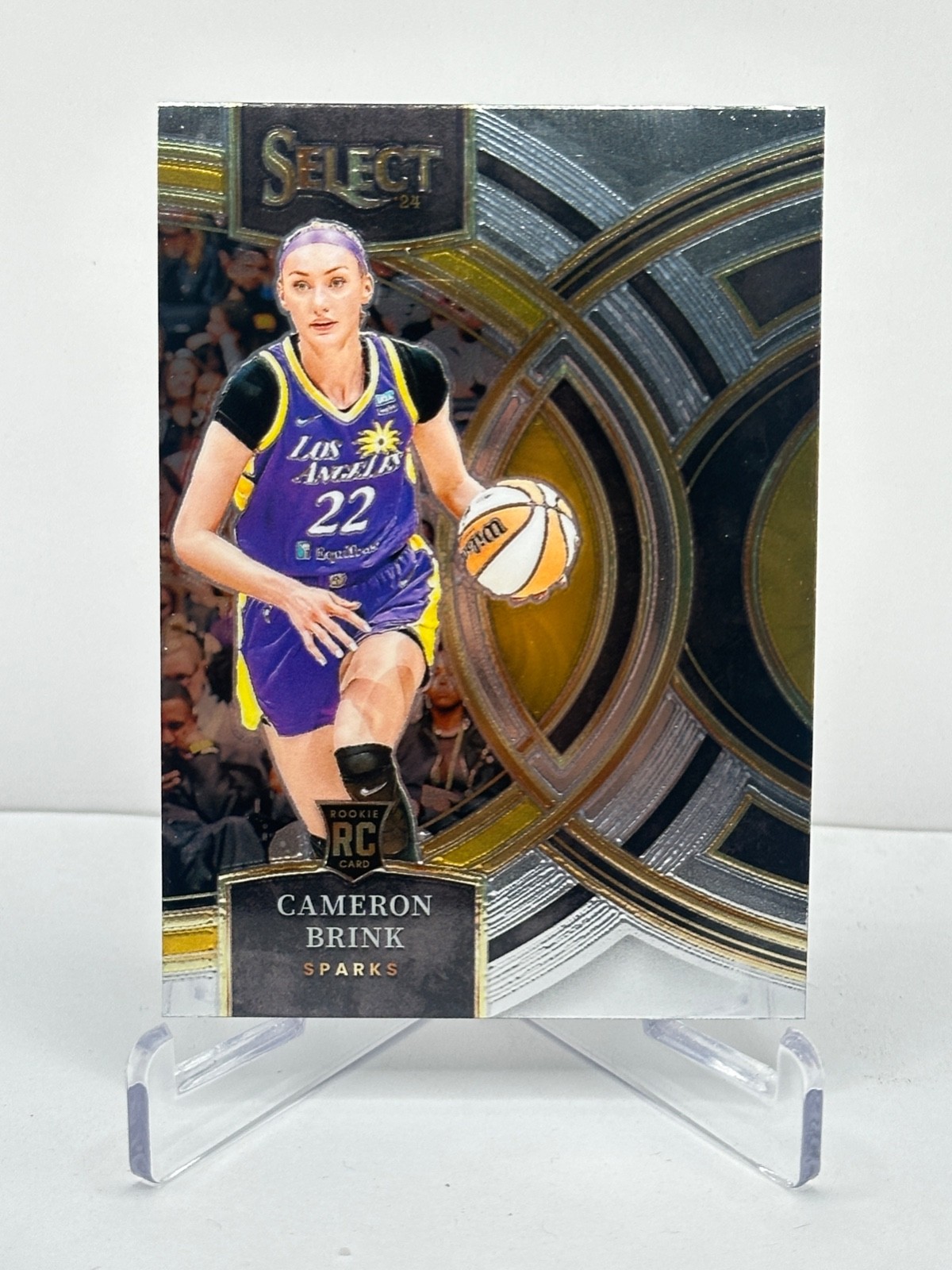 CAMERON BRINK 2024 Panini Select WNBA Premier 191 Rookie Card Los Angeles Sparks