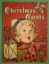 Christmas Carols Karl Schulte Sheet Music Illustrated by Lohman 1942 Vintage