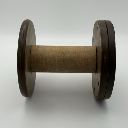 Large Vintage Industrial Spool Wood Bakelite? 5x5.5 LHP - Picture 8 of 8