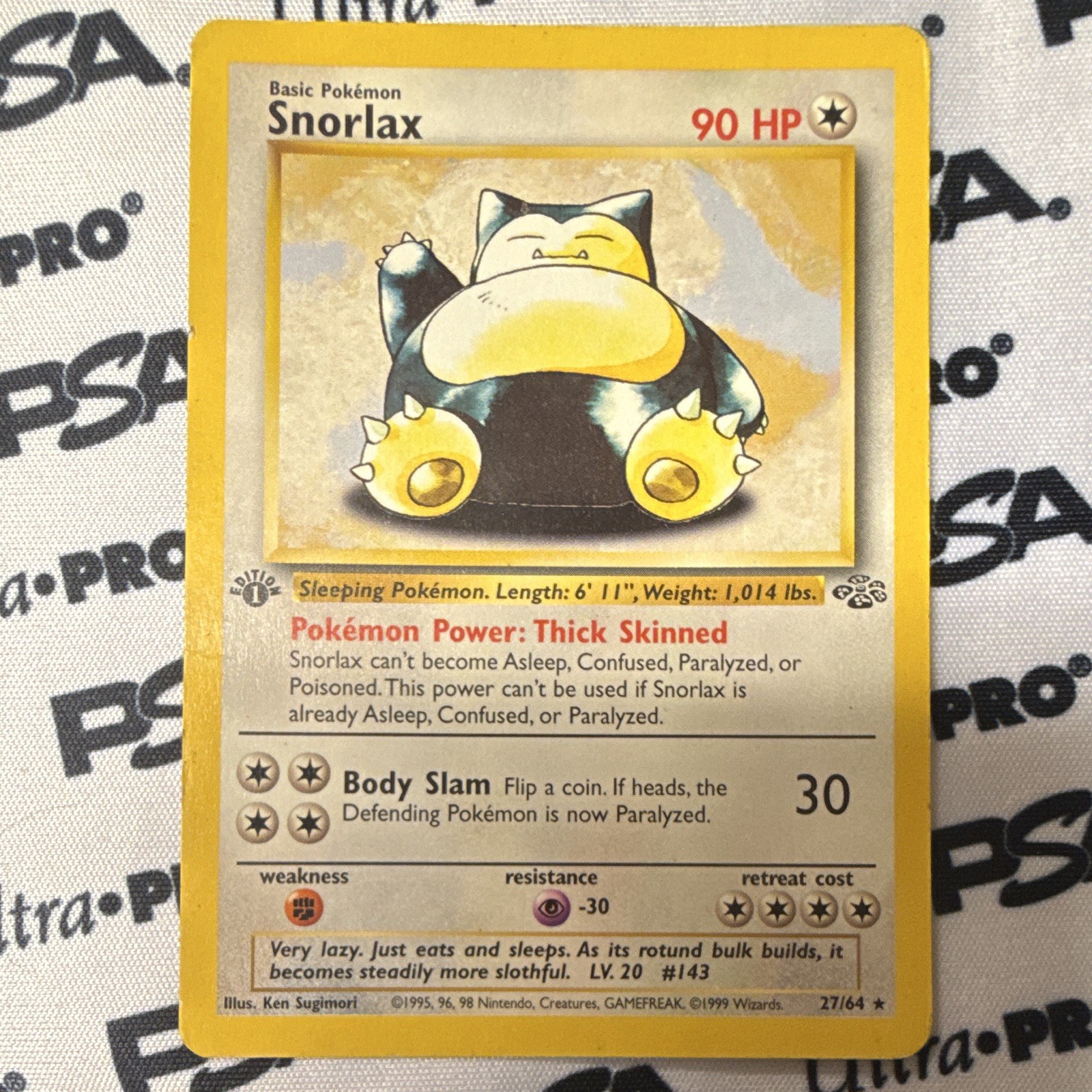 1999 snorlax pokemon card Pokmon Challenge From Darkness (Japanese Gym 2): Rocket's Snorla Bison's Games LLC or Poisoned Pokemon Jungle Rare Holo Snorlax