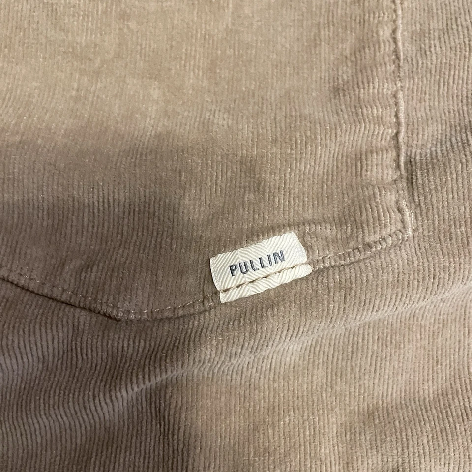 Pullin Dening Beige Velvet Shirt 2 Corduroy Men’s Size XL - Image 3 of 4