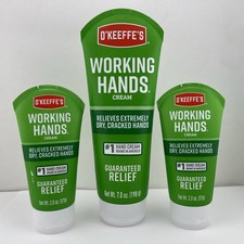 O'Keeffe's WORKING HANDS Hand Cream 3pc Set - 7oz Large Two 2oz Travel Sizes
