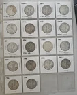 1917 to 1946 (18 Coins) Silver Walking Liberty Half-Dollar