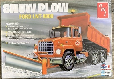 Ford LNT-8000 SNOW PLOW Schneepflug Maßstab 1:25 amt Bausatz Rarität OVP NEU