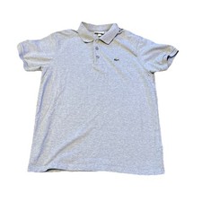 Lacoste Polo Shirt, gray , Men's