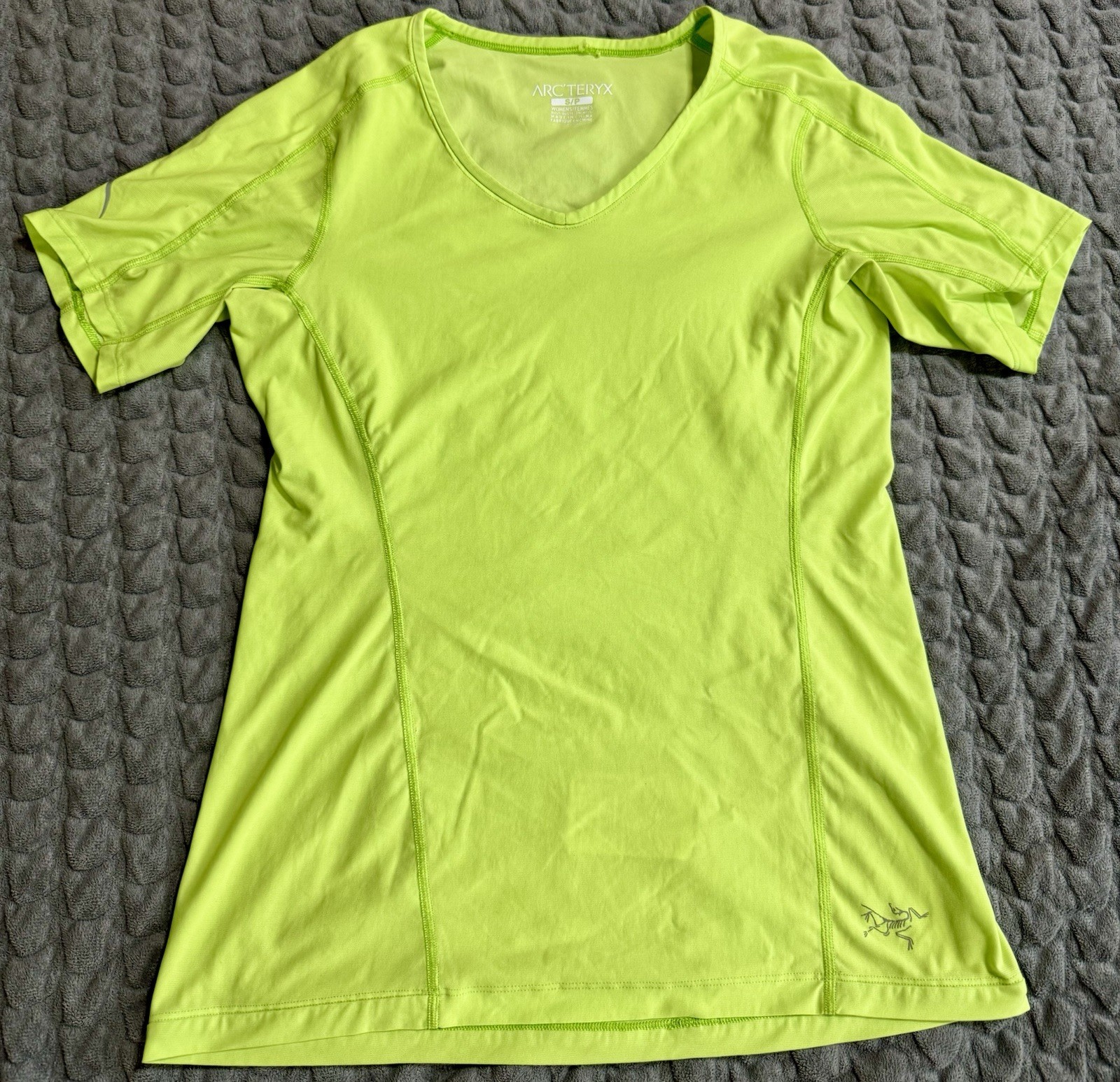 ARC'TERYX T shirt donna Arcteryx taglia S Performance manica corta verde fluo