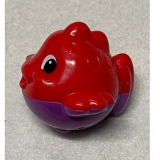 Vintage Fisher-Price Ocean Wonders Fishbowl Red Purple Fish Replacement
