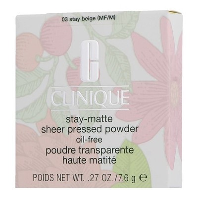 Clinique Stay-Matte Sheer Pressed Powder Classic 03 Stay Beige 7,6g