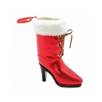 Idena Nikolausstiefel Lady 16Cm Als High Heel Weihnachtsstiefel Frauen UngefüLlt