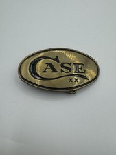 Vintage 1978 CASE XX Solid Brass Belt Buckle   Baron Buckle Co   Authorized
