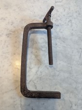 ANTICO MORSETTO STRETTOIO IN FERRO FABBRO FALEGNAME VINTAGE