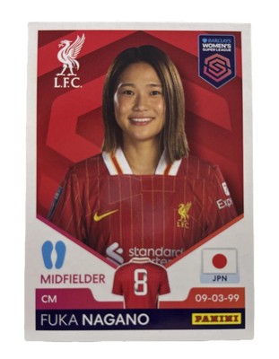 Panini WSL 2025 - # 261 - FUKA NAGANO - Liverpool 